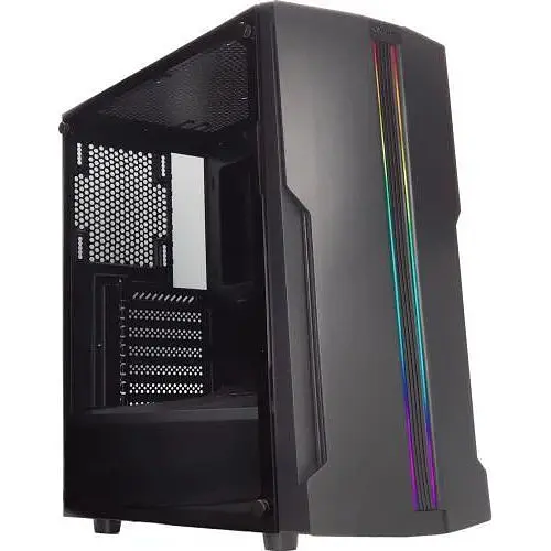 Корпус Xilence Blade, чорний, без БЖ, Midi Tower, для ATX / Micro-ATX / Mini-ITX, 2xUSB 3.0, макс. CPU - 165 мм / VGA - 335 мм, - фото 1