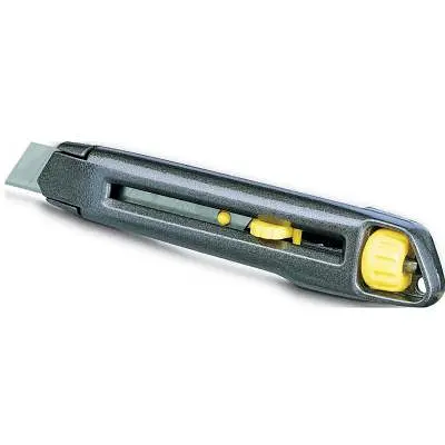 Ніж монтажний Stanley висувне лезо шириною 9 мм, довжина ножа 135 мм (0-10-095)