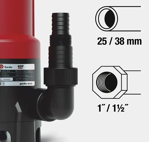 Дренажний насос Gardia GDP 750 - фото 2