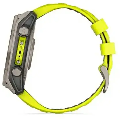 Смарт-годинник Garmin Fenix 8 51mm Solar Sapphire Titanium w. Amp Yellow/Graphite Silicone Band (010-02907-20/21) - фото 9