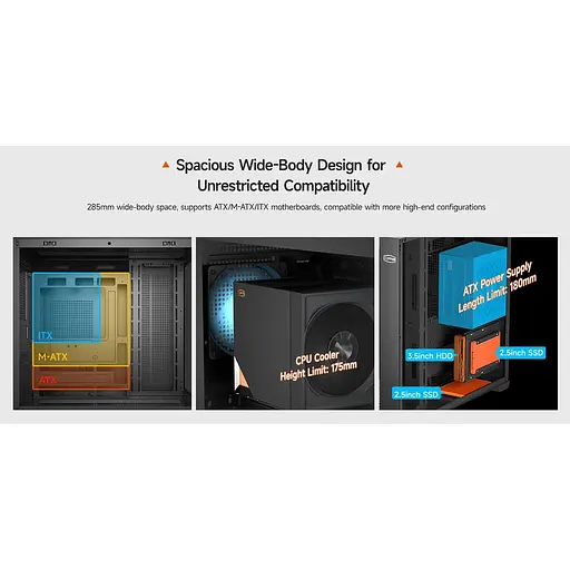 Корпус PcCooler CPS C3 T700 ARGB BK (C3-T700BKD401-GL) - фото 8