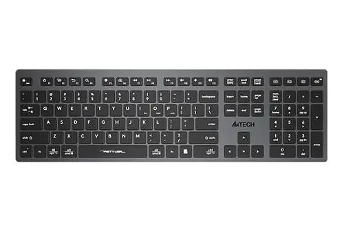 Клавиатура беспроводная A4tech FBX50C Grey, Bluetooth/2.4 ГГц, Fstyler Compact Size keyboard, USB, 300 мАч