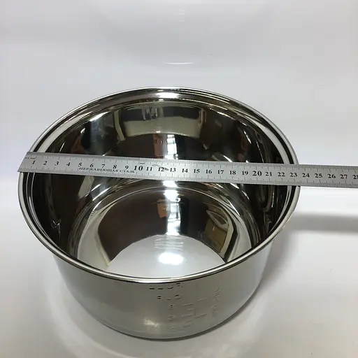 Чаша 4 літри до мультиварки DEX DMC-10, DEX DMC-50, DMC-60 з нержавіючої сталі - фото 4
