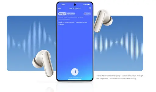 Bluetooth-гарнітура Realme Buds Air 7 Pro Glory Beige_EU - фото 9