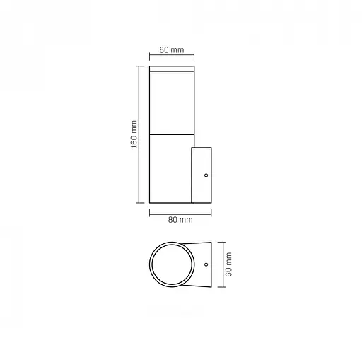 Led світильник Videx AR091B IP54 GU10 архітектурний чорний (VL-AR091B) - фото 5