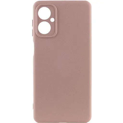 Чехол Silicone Cover Lakshmi Full Camera (AA) для Motorola Moto G55 5G Розовый / Pink Sand