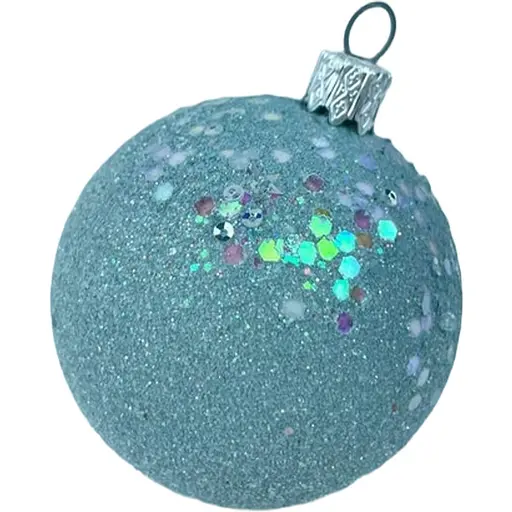 Набір новорічних куль на ялинку Dashuri 15 штук 6 см блиск, атлантік 60116699