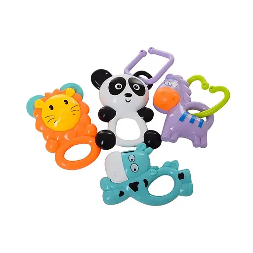 Погремушка набор K225D1, 4 шт., по 10 см (в ассортименте)