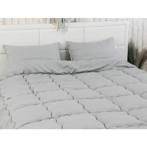 Одеяло силиконовое Руно Soft Line 205х172 см серое (316.52_Soft Line) - фото 6