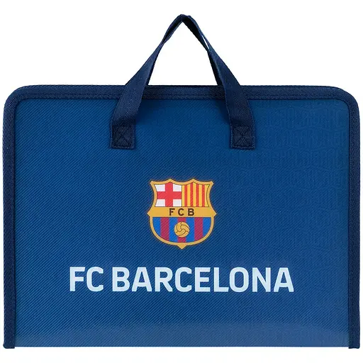 Папка-портфель Kite FC Barcelona на блискавці A4 (BC25-202) - фото 1