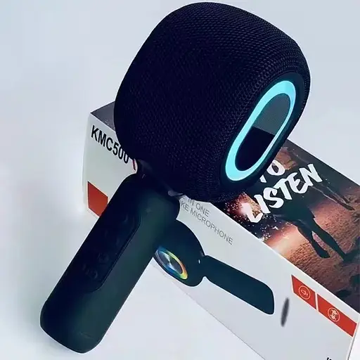 Караоке Мікрофон-колонка KMC500 Black - фото 5