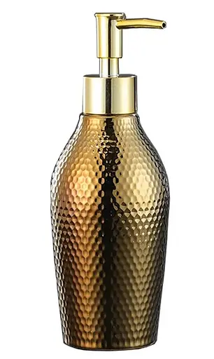 Набор аксессуаров для ванной комнаты Rea gold HOM-01108, Золотой - фото 2