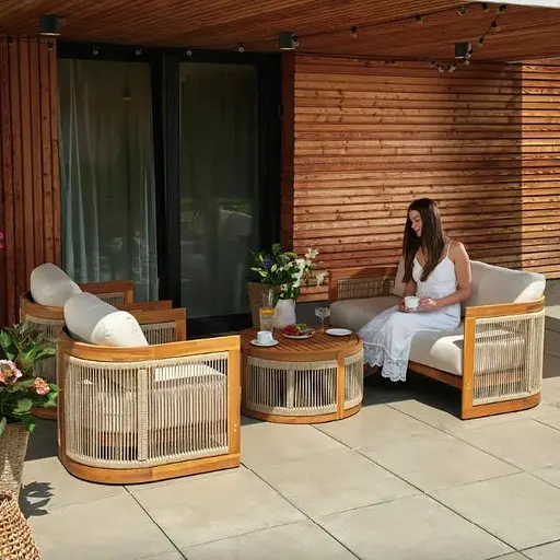 Комплект садовой мебели Di Volio Groseto бежевый - фото 5