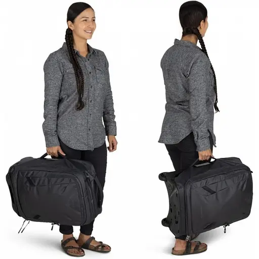 Сумка на колесах Osprey Transporter Wheeled Carry-On 38 L чорна (1054-009.3978) - фото 10