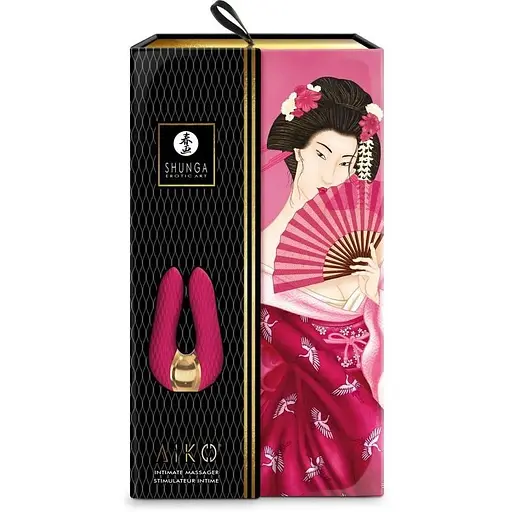 Вібратор для клітора Shunga Aiko Raspberry гнучкі кінчики - фото 6