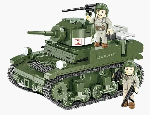 Конструктор дитячий танк M3 Stuart COBI 3129 - фото 2