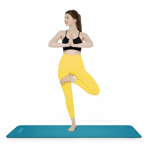 Коврик (мат) спортивный 4FIZJO NBR 180 x 60 x 1 см для йоги и фитнеса Sea Green (P-5905973406697) - фото 12