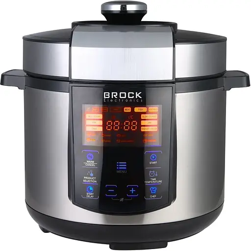 Мультиварка Brock PMC 2006 скороварка 1000Вт 6л 17 програм