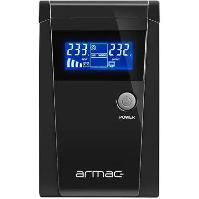 Джерело безперебійного живлення Armac Office 850E LCD 850VA/480W (Z22850) - фото 2