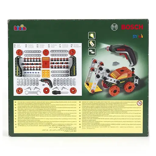 Дитячий конструктор Klein Bosch з шурупокрутом Ixolino II, 77 предметів (8497) - фото 4