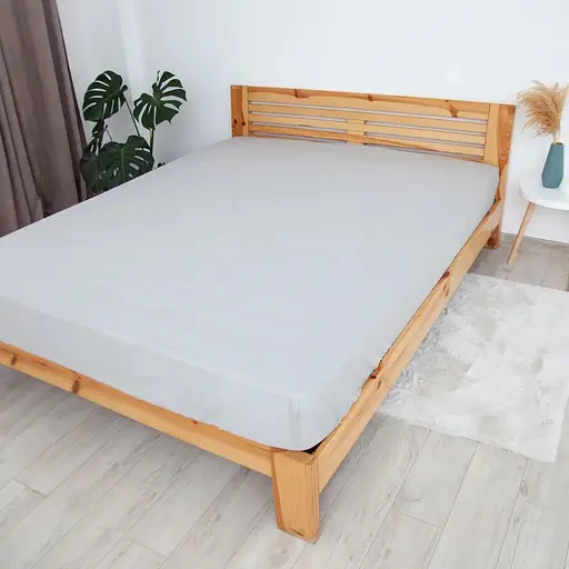 Простыня ТЕП Вдохновение с резинкой Светло-серый, 120 x 200 (2-04015_27827) - фото 1