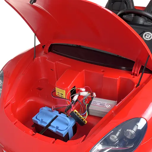 Електромобіль дитячий Bambi Racer M 4055AL-3 24V шкіряне сидіння гумові колеса до 100 кг - фото 8