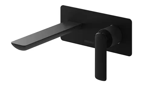 Змішувач для умивальника Kohlman Experience Black Matt + Box прихованого монтажу QW185E-B Чорний матовий - фото 1