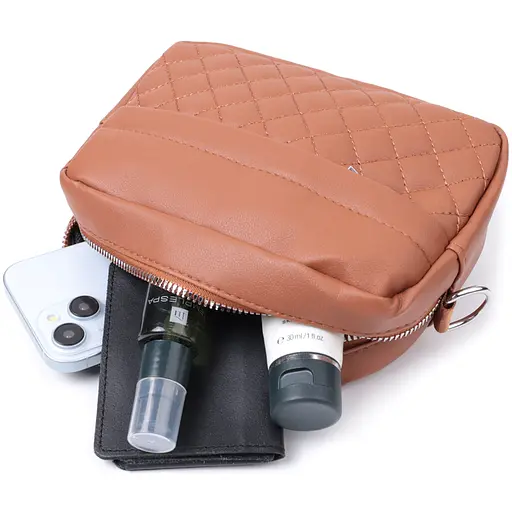 Женская сумка-кроссбоди Vintage с монетницей из экокожи 19.5х12.5х6.5 см sum0026986 - фото 8