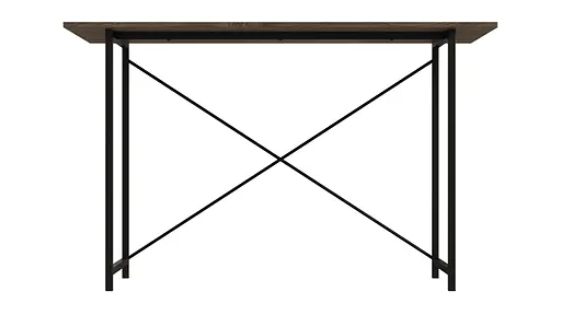 Стол письменный Line Лайт Ferrum-decor 750x1200x600 Черный металл ДСП Дуб Сонома Трюфель 16 мм (FRD-104861) - фото 5