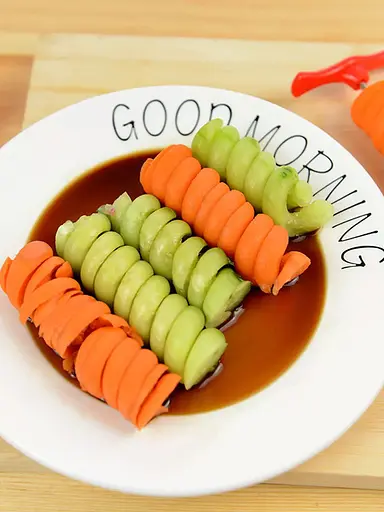 Ніж для нарізки картоплі та овочів спіраллю картоплерізка овочерізка спіраль для карвінгу 21 см, Master Class 86188 - фото 6