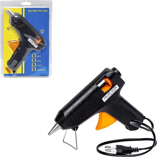Пістолет для сухого клею Bambi JQ4032-40W Glue Gun D-1.1 см чорний