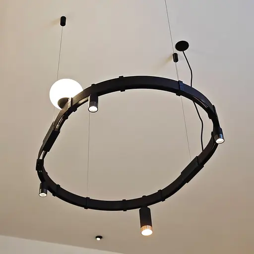 Магнитный светильник Skarlat RCD-MZ06 12W BK+RGD 3000K - фото 5