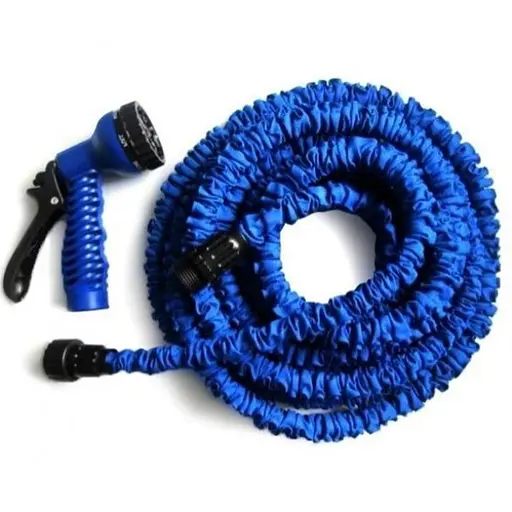 Шланг садовий поливальний саморозтягуючий Magic Hose 15 м стрейч м'який для поливу - фото 1