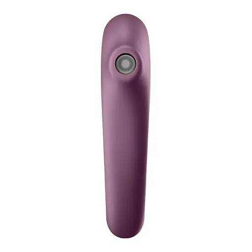 Вакуумний кліторальний стимулятор з вібрацією Satisfyer Dual Kiss фіолетовий - фото 2