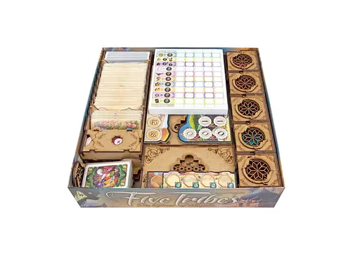 Органайзер Tower Rex П'ять каст + доповнення Five Tribes + Expansions (2303) - фото 2