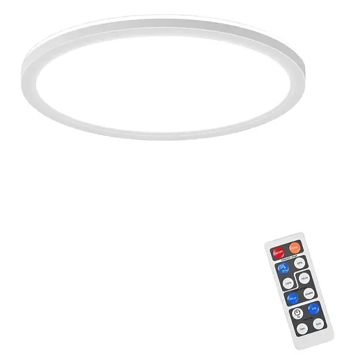 Світлодіодний світильник стельовий LEZOE з регульованою яскравістю і датчиком руху, 18 Вт, 1800 лм, радарний, з регульованою яскра