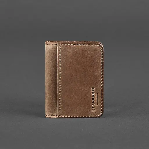 Кожаная обложка для ID-паспорта и водительского заседания 4.0 темно-коричневая - фото 6