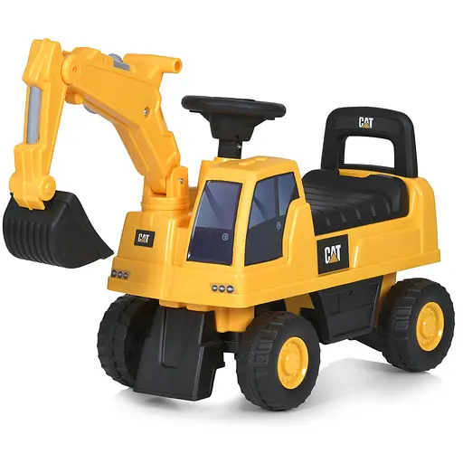 Каталка-толокар M 6022-6, екскаватор, музика, жовтий