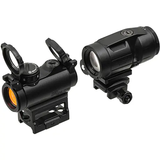 Комплект Sig Optics коллиматор ROMEO-MSR 2 MOA RED DOT и магнифер JULIET3-MICRO 3X22MM