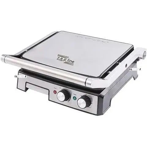 Гриль ZepLine ZP-057 электрогриль с таймером Серый 3500 Вт - фото 1