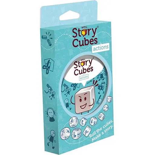 Настольная игра Asmodee Кубики историй Рори: Действия (Rory's Story Cubes: Actions) (англ.) (ASMRSC302EN) - фото 1