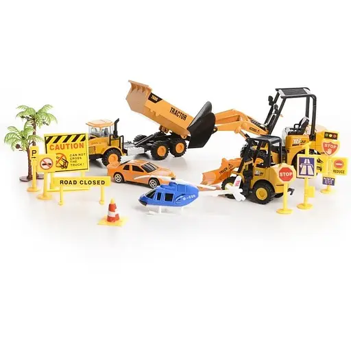 Игровой набор Строители. Экскаватор, грузовик IM103