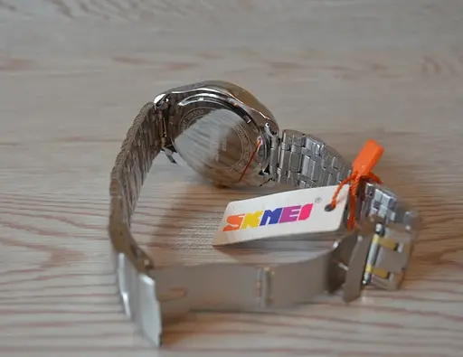 Чоловічий наручний годинник Skmei 9193 Дракон браслет (Сріблястий браслет) - фото 5