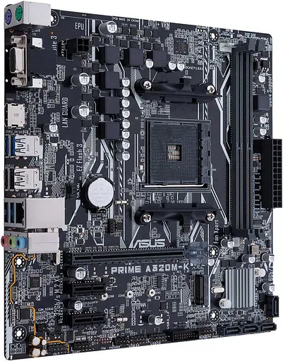 Материнская плата ASUS PRIME A320M-K (Prime A320M-K) (Socket AM4, AMD A320, Micro-ATX) Б/у - фото 2