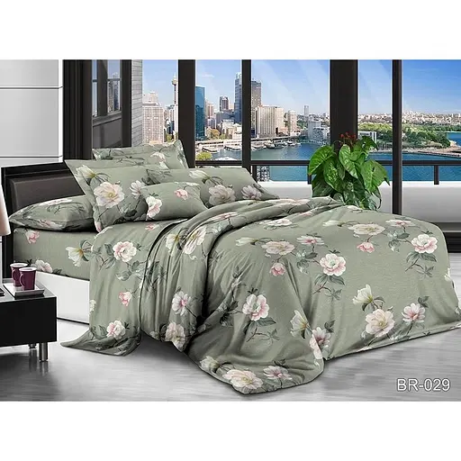 Комплект постільної білизни TAG Tekstil Євро 000210123 (BR-029)