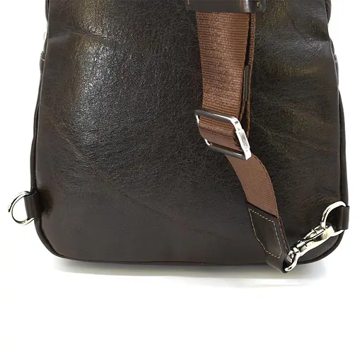 Шкіряна сумка-слінг Grande Pelle 31х20х7 см sum0025545 - фото 5
