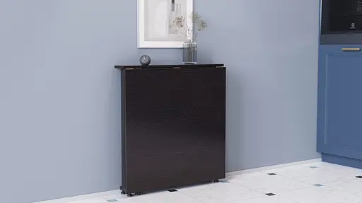 Стіл-книга трансформер Оріон 1 Ferrum-decor 750x810x730 Чорний метал ДСП Венге Магія 16 мм (FRD-105426) - фото 3