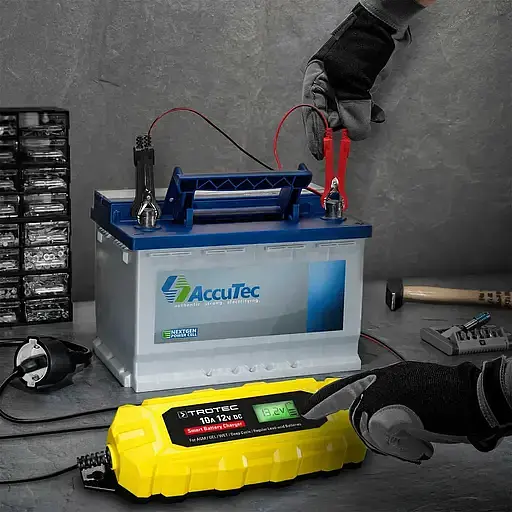 Зарядное устройство для Trotec PBCS 10A 12V 4-200Ah автомобильного аккумулятора (DAS302836) - фото 5