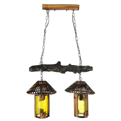 Люстра подвесная Brille кантри E27 60W BR (BKL-818S/2)