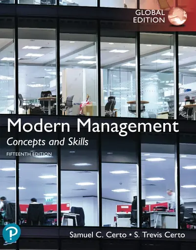 Modern Management: Concepts and Skills. Global Edition